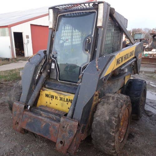 Used New Holland L185 Skid Steer Loader parts.