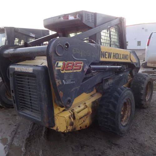 Used New Holland L185 Skid Steer Loader parts.