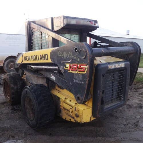 Used New Holland L185 Skid Steer Loader parts.