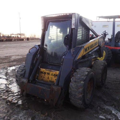 Used New Holland L185 Skid Steer Loader parts.