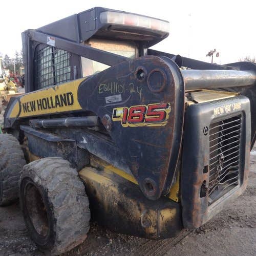 Used New Holland L185 Skid Steer Loader parts.