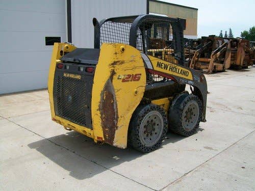 Used New Holland L216 Skid Steer Loader parts.