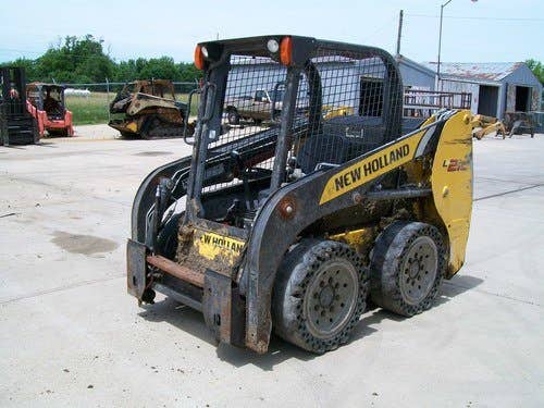 Used New Holland L216 Skid Steer Loader parts.