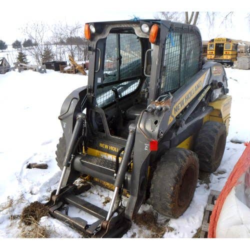 Used New Holland L218 Skid Steer Loader parts.
