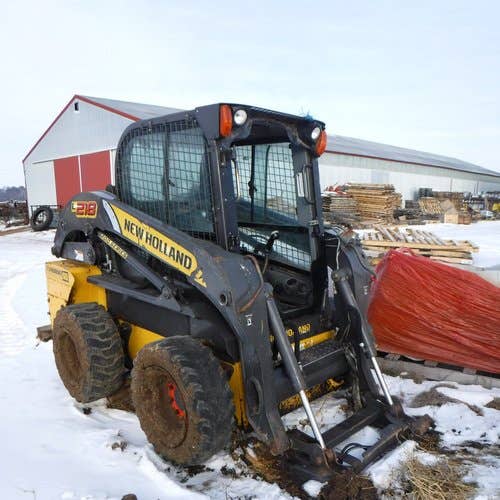 Used New Holland L218 Skid Steer Loader parts.