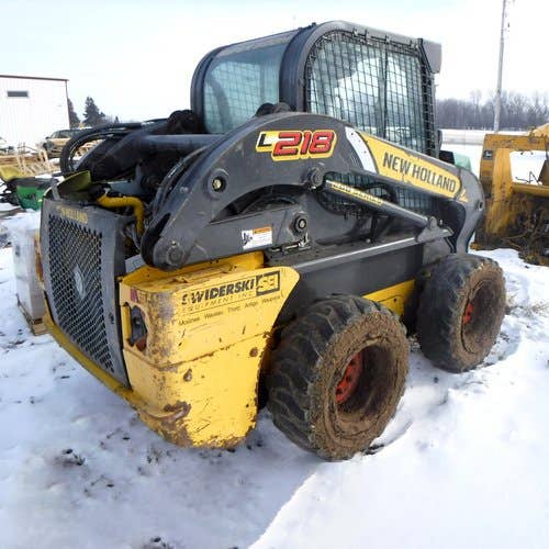 Used New Holland L218 Skid Steer Loader parts.