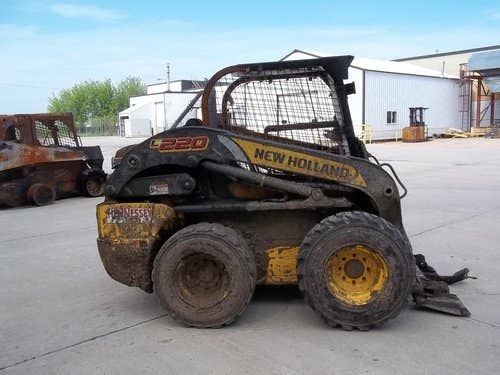 2013 Used New Holland L220 Skid Steer Loader parts.