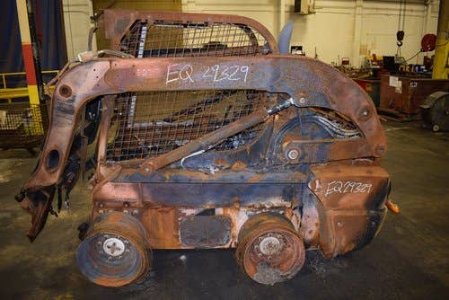 Used New Holland L220 Skid Steer Loader parts.