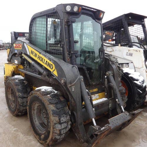 Used New Holland L220 Skid Steer Loader parts.