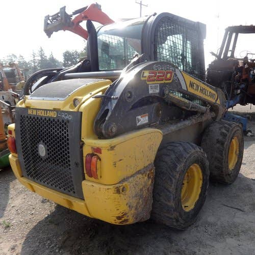 Used New Holland l220 Skid Steer Loader parts.