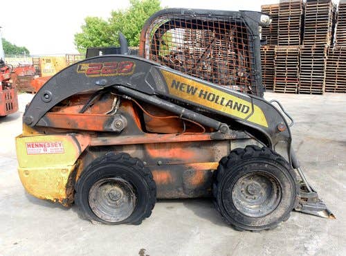 Used New Holland L228 Skid Steer Loader parts.