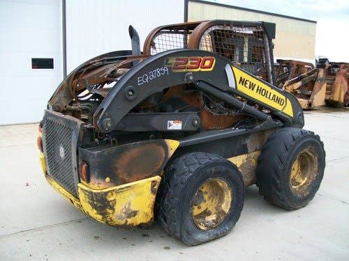 2012 Used New Holland L230 Skid Steer Loader parts.
