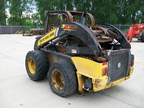 2012 Used New Holland L230 Skid Steer Loader parts.