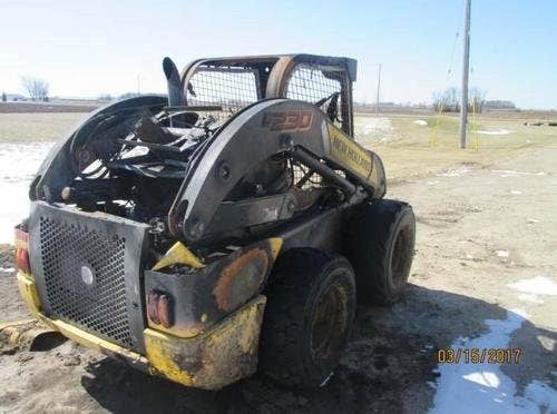 2012 Used New Holland L230 Skid Steer Loader parts.