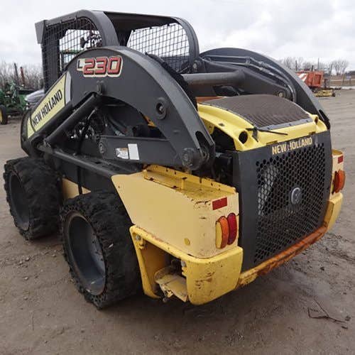 Used New Holland L230 Skid Steer Loader parts.
