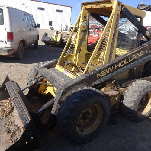 Used New Holland l35 Skid Steer Loader parts.