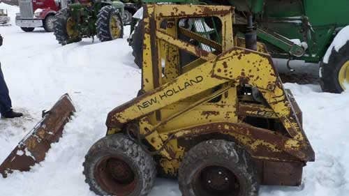 Used New Holland l445 Skid Steer Loader parts.