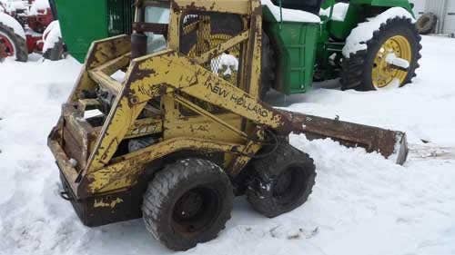 Used New Holland l445 Skid Steer Loader parts.