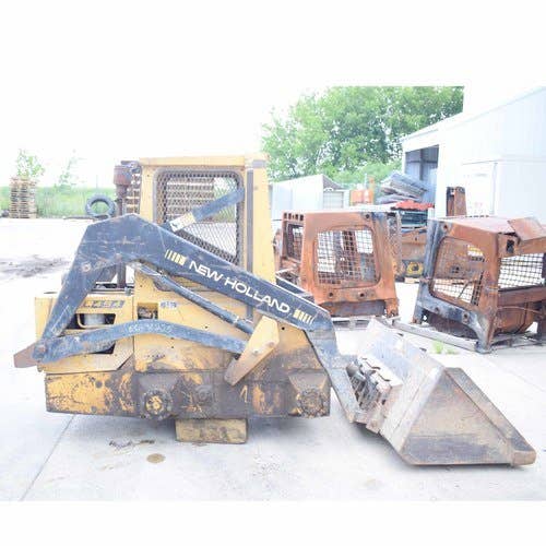 Used New Holland L454 Skid Steer Loader parts.