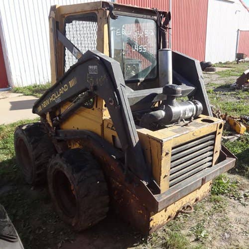 Used New Holland L455 Skid Steer Loader parts.