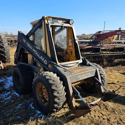 Used New Holland L783 Skid Steer Loader parts.