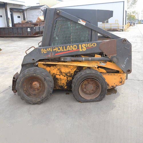 Used New Holland LS160 Skid Steer Loader parts.