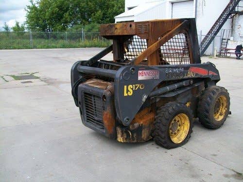Used New Holland Ls170 Skid Steer Loader parts.