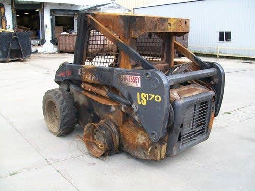 Used New Holland Ls170 Skid Steer Loader parts.