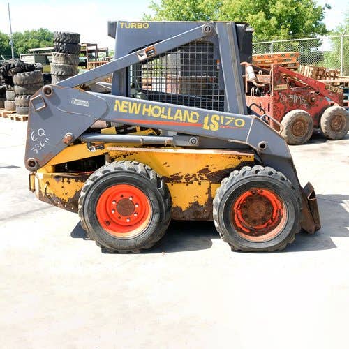 Used New Holland LS170 Skid Steer Loader parts.