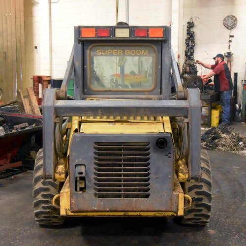 Used New Holland LS170 Skid Steer Loader parts.