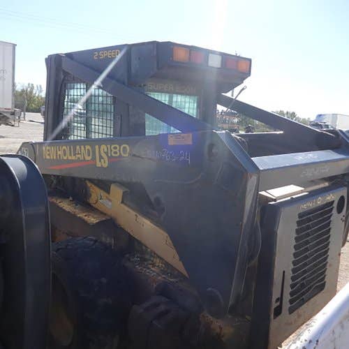 Used New Holland LS180 Skid Steer Loader parts.