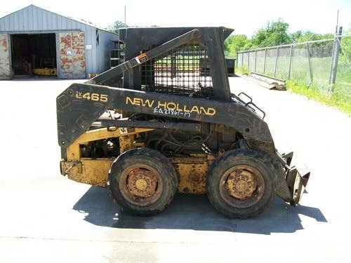 Used New Holland Lx465 Skid Steer Loader parts.