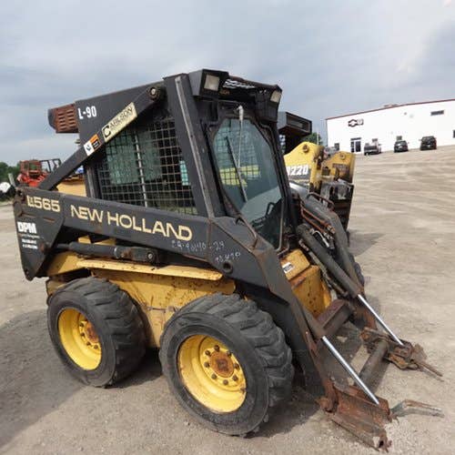 Used New Holland LX565 Skid Steer Loader parts.
