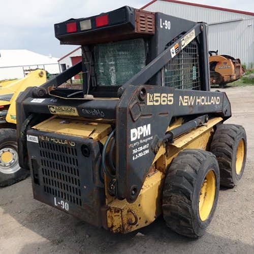 Used New Holland LX565 Skid Steer Loader parts.