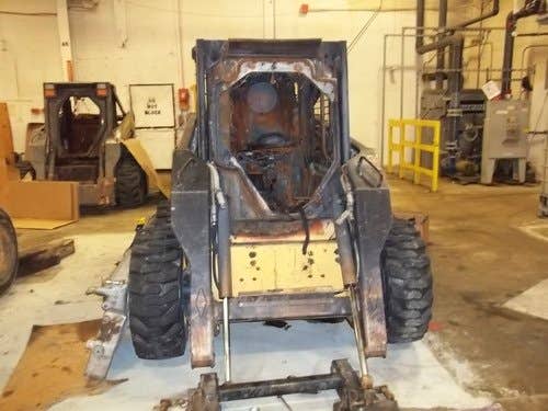 Used New Holland Lx885 Skid Steer Loader parts.