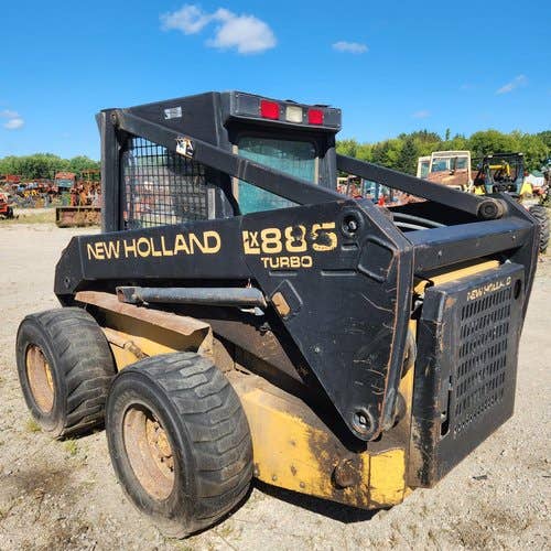 Used New Holland LX885 Skid Steer Loader parts.