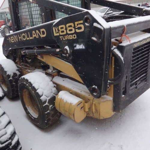 Used New Holland LX885 Skid Steer Loader parts.