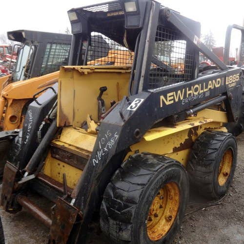 Used New Holland LX885 Skid Steer Loader parts.