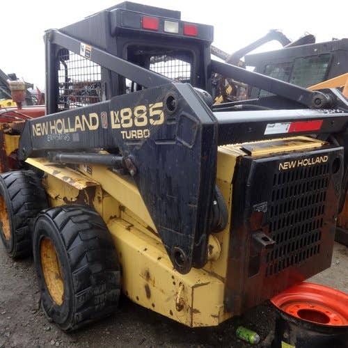 Used New Holland LX885 Skid Steer Loader parts.
