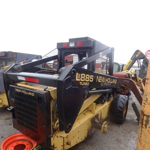Used New Holland LX885 Skid Steer Loader parts.