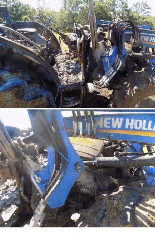 2015 Used New Holland T4.95 Tractor parts.