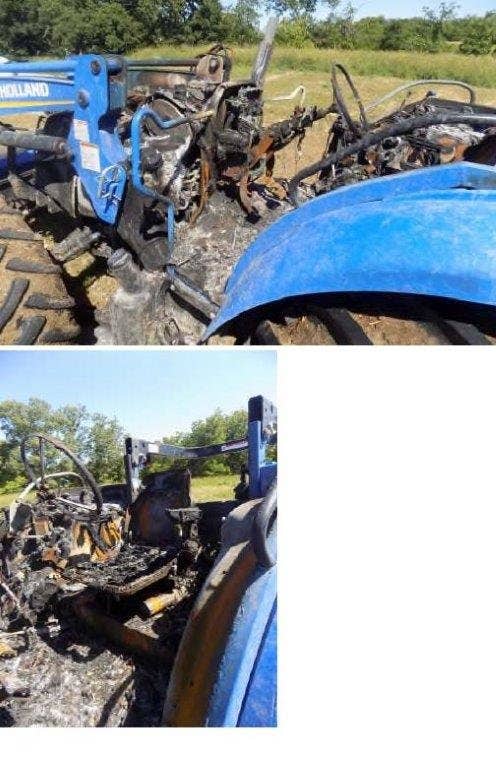 2015 Used New Holland T4.95 Tractor parts.