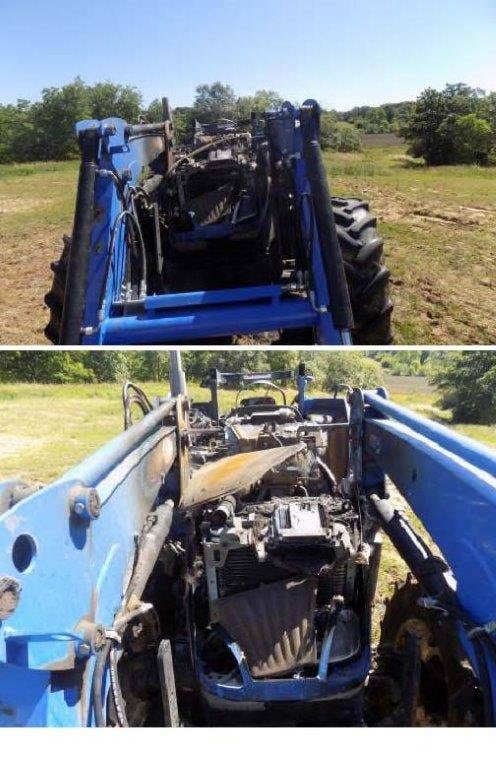 2015 Used New Holland T4.95 Tractor parts.
