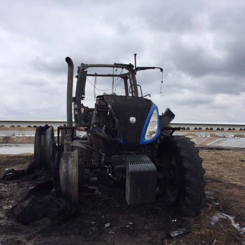 Used New Holland T8.300 Tractor parts.