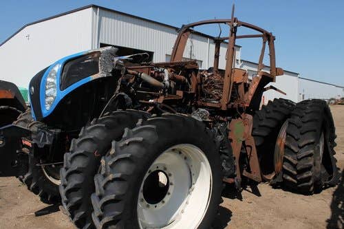 Used New Holland T8.360 Tractor parts.