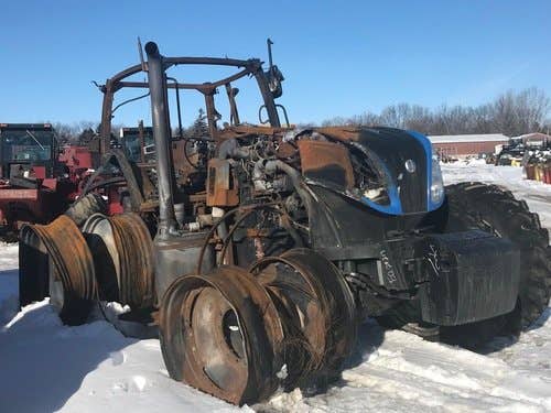 2012 Used New Holland T8.390 Tractor parts.