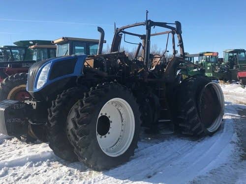 2012 Used New Holland T8.390 Tractor parts.