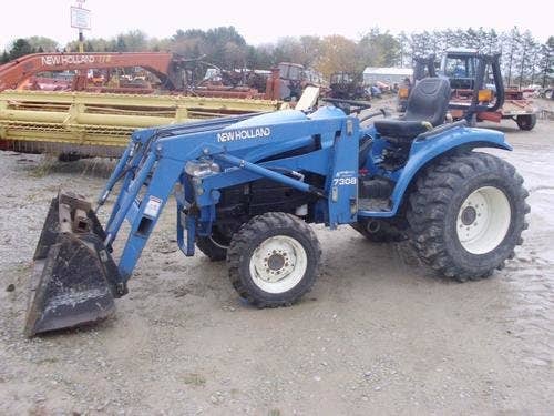 2002 Used New Holland Tc33d Tractor parts.