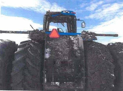 2002 Used New Holland TJ425 Tractor parts.