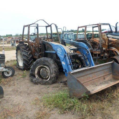 2005 Used New Holland TL100A Tractor parts.